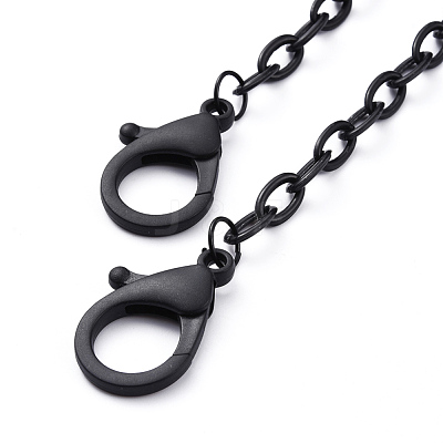 Personalized ABS Plastic Cable Chain Necklaces NJEW-JN03310-02-1