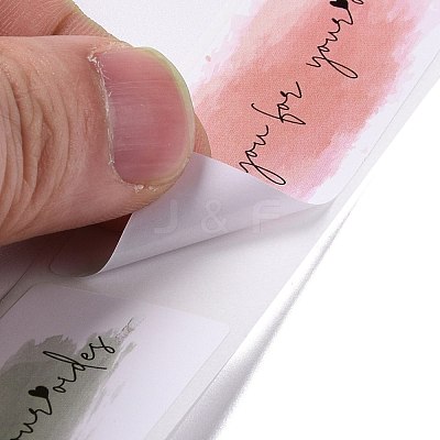 Self-Adhesive Paper Gift Tag Youstickers DIY-K039-03A-1