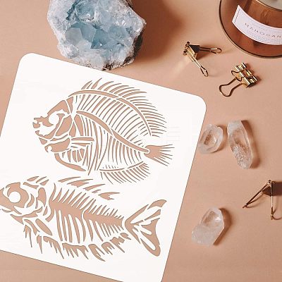 Plastic Reusable Drawing Painting Stencils Templates DIY-WH0172-904-1