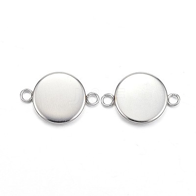Craftdady 304 Stainless Steel Cabochon Connector Settings STAS-CD0001-08B-1