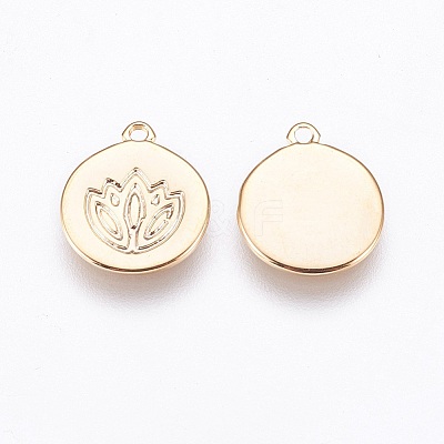 Brass Charms X-KK-T020-88G-1
