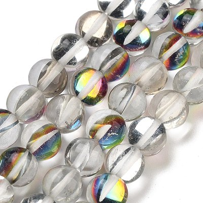 Transparent Glass Beads GLAA-B022-8mm-03-1