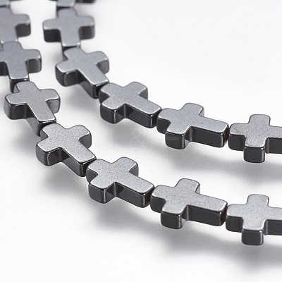 Non-magnetic Synthetic Hematite Beads Strands X-G-P218-16-09-1