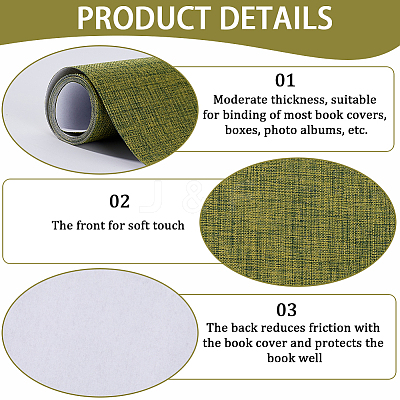 DIY Imitation Linen Fabric DIY-WH0349-139K-1
