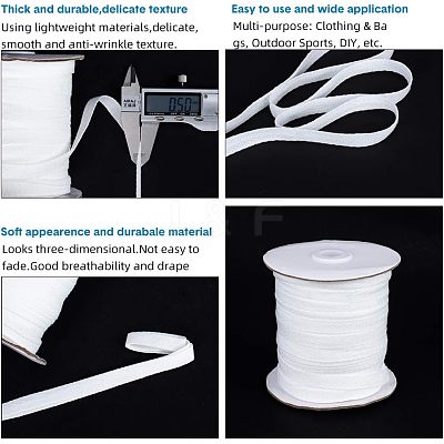 Polyester Cotton Twill Tape Ribbons OCOR-NB0001-20-1