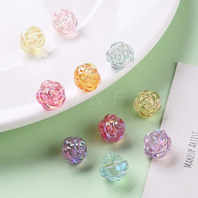 Transparent Acrylic Beads TACR-S154-33C-1