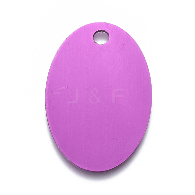Pet Aluminium Pendants ALUM-I002-05F-1