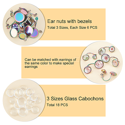 DIY Ear Nuts Making Kits DIY-UN0002-57-1