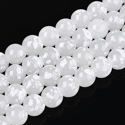 Baking Paint Glass Beads X1-DGLA-N015-8mm-01-1