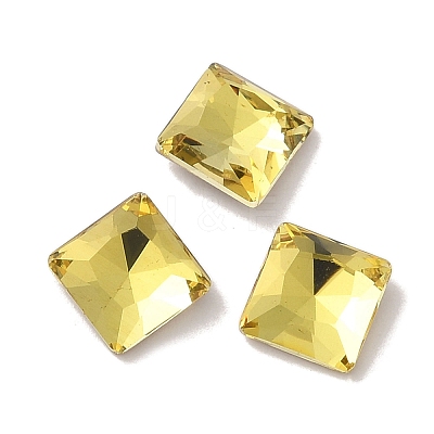 Glass Rhinestone Cabochons RGLA-P037-06B-D226-1
