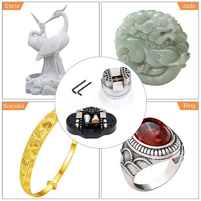 Alloy Stone Inlaid Holder AJEW-WH0162-99-1
