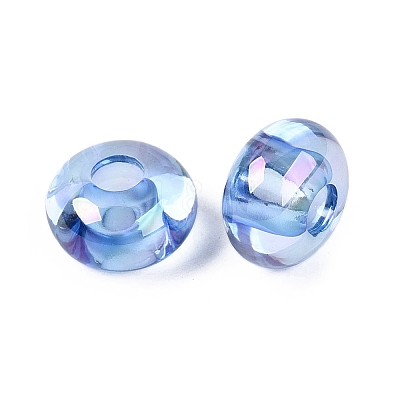 Transparent Acrylic European Beads OACR-E033-20G-1
