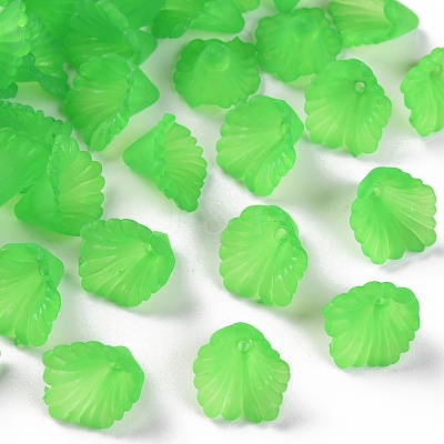Frosted Acrylic Bead Caps MACR-S371-10A-734-1