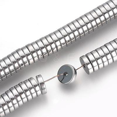 Electroplate Non-magnetic Synthetic Hematite Beads Spacers Strands G-Q486-75I-1
