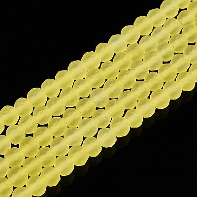 Transparent Glass Beads Strands EGLA-A044-T4mm-MD29-1