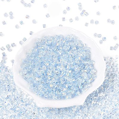 FGB Transparent Colours Glass Seed Beads SEED-Q040-07A-B02-1