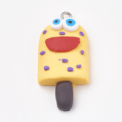 Handmade Polymer Clay Pendants CLAY-T012-23C-1