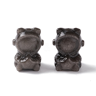 Natural Silver Obsidian Beads G-G859-04-1