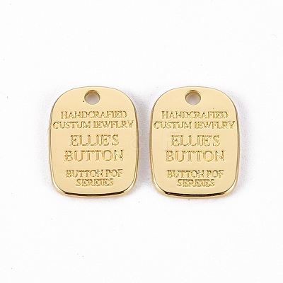 Rack Plating Alloy Charms X-PALLOY-N155-71-RS-1