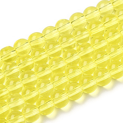 Transparent Glass Beads Strands GLAA-T032-T4mm-12-1