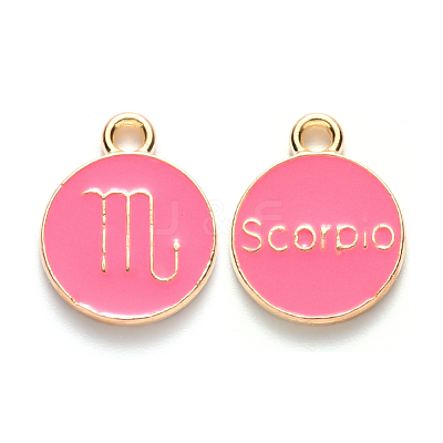Alloy Enamel Pendants X-ENAM-S124-01B-03L-1