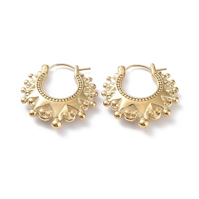 304 Stainless Steel Hoop Earrings EJEW-H115-36G-1