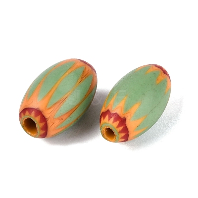 Handmade Millefiori Glass Barrel Beads LS-LA-N002-15E-1