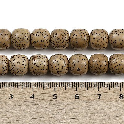 Natural Rudraksha Bodhi Seed Beads Strand WOOD-B010-A03-9x10mm-1