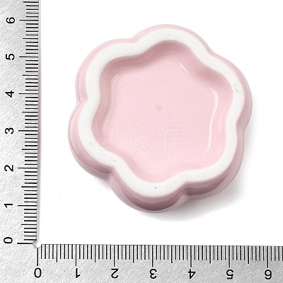 Flower Porcelain Display Decorations DJEW-G049-01A-1