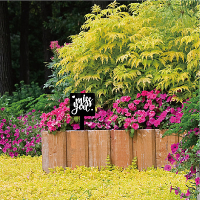 Acrylic Garden Stake AJEW-WH0382-004-1