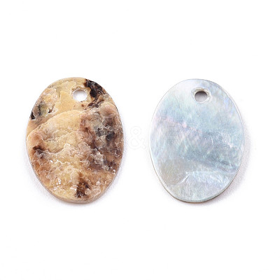 Natural Akoya Shell Pendants SHEL-N026-201-1