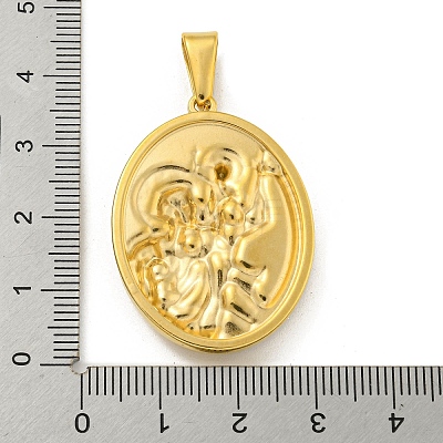 Ion Plating(IP) 304 Stainless Steel Pendants STAS-R231-18G-29-1