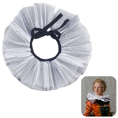 Polyester Mesh Collar AJEW-WH0556-97A-1