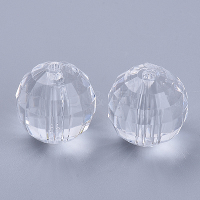 Transparent Acrylic Beads TACR-Q254-10mm-V01-1
