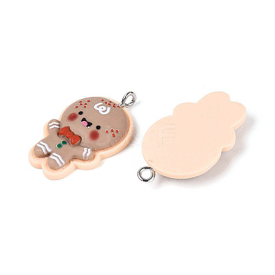 Christmas Theme Opaque Resin Pendants LS-FIND-E025-04-1