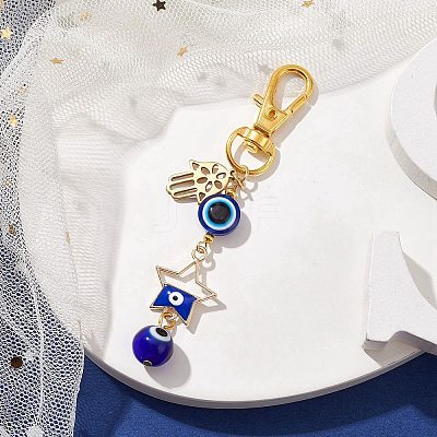 Alloy Enamel Pendant Decorations HJEW-JM01677-04-1