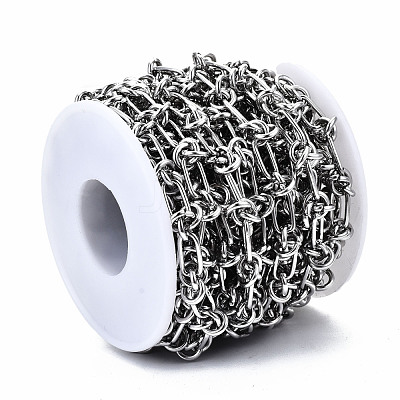 Tarnish Resistant 304 Stainless Steel Link Chains CHS-S008-005P-1