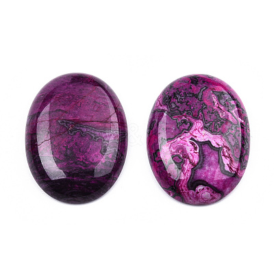 Natural Ripple Jasper Cabochons G-S330-14B-1