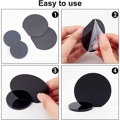 Acrylic Table Sign Holders DIY-WH0374-20B-1