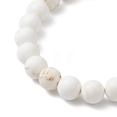Daisy Alloy Enamel Charm Bracelets BJEW-JB12412-1