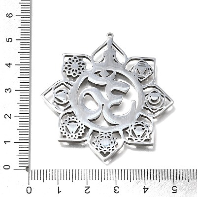 304 Stainless Steel Big Pendants SA-CBA5609-05P-1