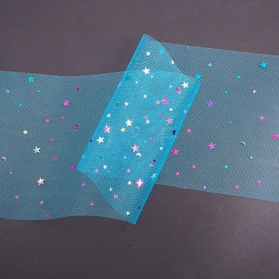 Star Sequin Deco Mesh Ribbons OCOR-P010-F09-1