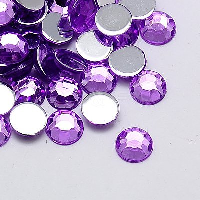 Imitation Taiwan Acrylic Rhinestone Cabochons GACR-A002-2mm-25-1