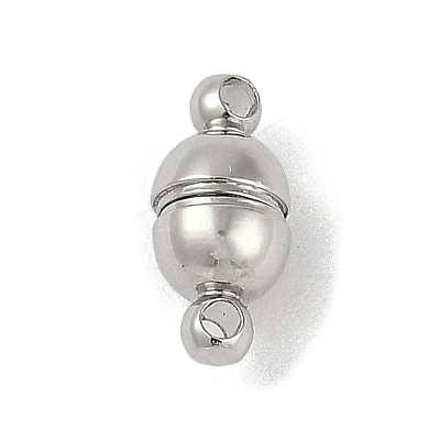 Rack Plating Brass Magnetic Clasps KK-Z070-19P-01-1