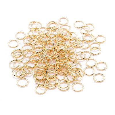 Brass Open Jump Rings X-KK-F824-108D-G-1