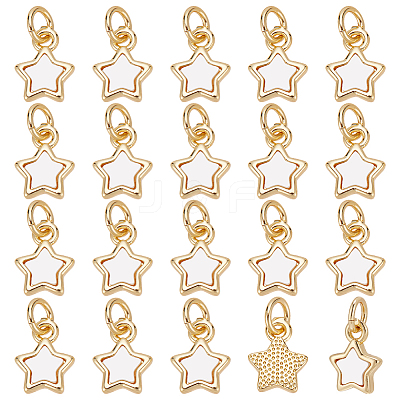 12Pcs Brass Charms KK-ME0002-13-1