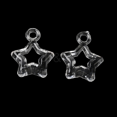 Transparent Acrylic Pendants OACR-C016-20-1