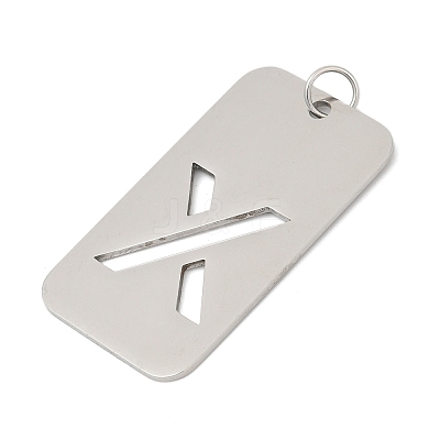 304 Stainless Steel Pendants STAS-M115-01P-X-1