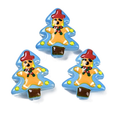Christmas Theme Handmade Lampwork Beads LAMP-I027-07L-1