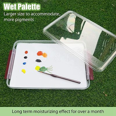 1Pc Plastic Color Palette DIY-HY0001-69-1